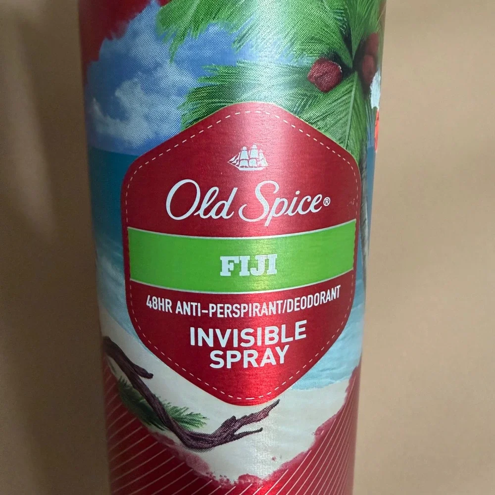 Old Spice Fiji Invisible Spray Antiperspirant Deodorant 3.8oz 3-Pack Bundle